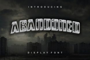 Abandoned: A Font for Crafters Who Love Character