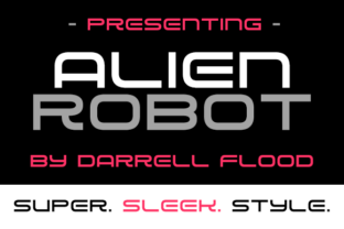 Alien Robot: A Bold Display Font for Editorial Design