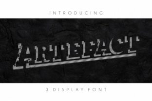 Artefact: A Font That Speaks Through Stripes
