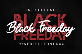 Black Freeday: A Bold Display Font for Editorial Design