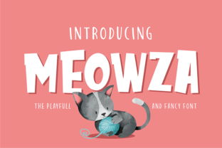 Meowza: A Playful Font for Editorial Design