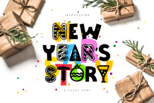 New Year’s Story Font for Web Designers