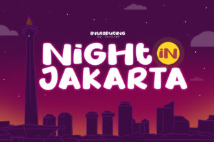 Night in Jakarta: A Display Font for Editorial Elegance