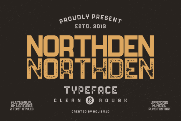 Northden: A Timeless Font for Crafters and Product Creators