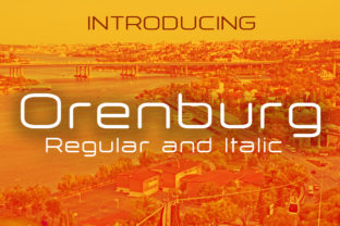Orenburg: A Display Font That Elevates Digital Branding