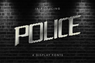 Police Family: A Font That Adds Elegance to Every Craft Project