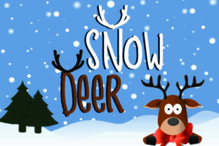 Snow Deer: A Winter Font for Impactful Digital Design