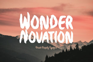 Wonder Novation: A Display Font for Editorial Excellence